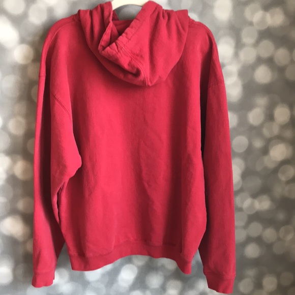Vintage Boston College hoodie. Faded red. Mens XL - Picture 3 of 7
